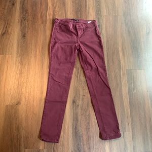 Burgundy KanCan Skinny Jeans.